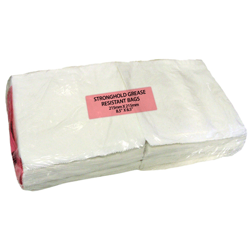 Plain 8.5x8.5 Greeseproof Bag (1000) Plain 8.5x8.5 Greeseproof Bag (1000)
